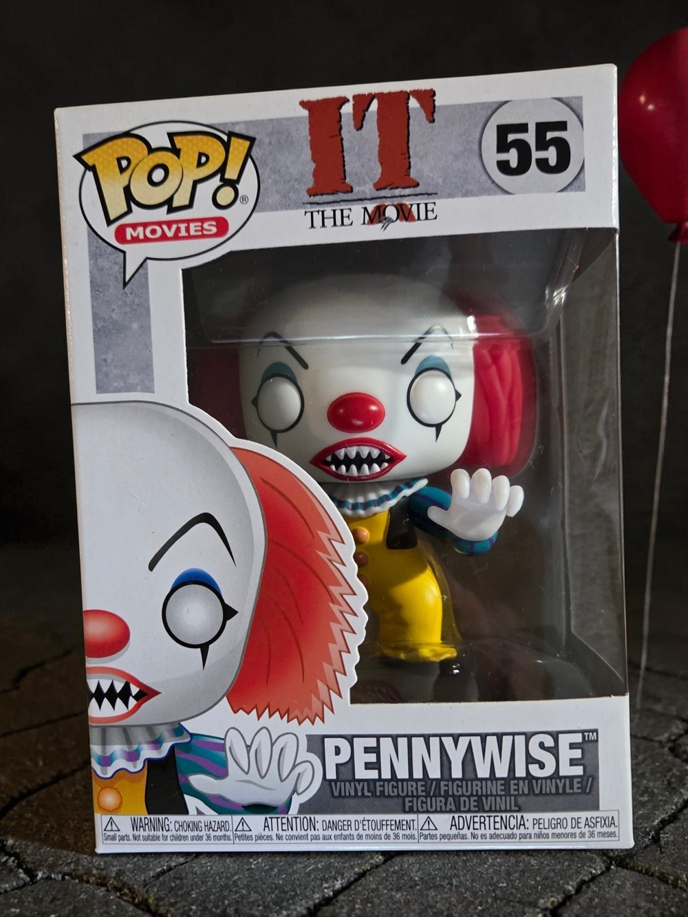 Funko Pennywise Pop! Figure - White, Red, Yellow, Blue